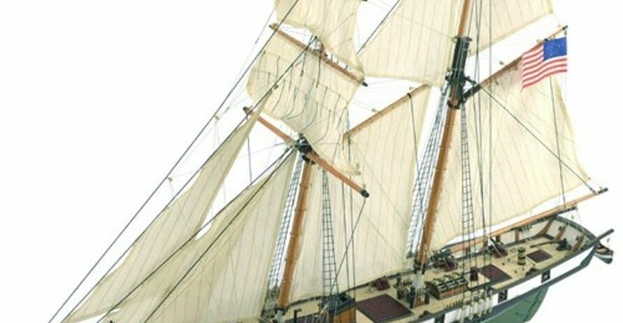 Artesania trebyggesett 1/60 Harvey American Schooner