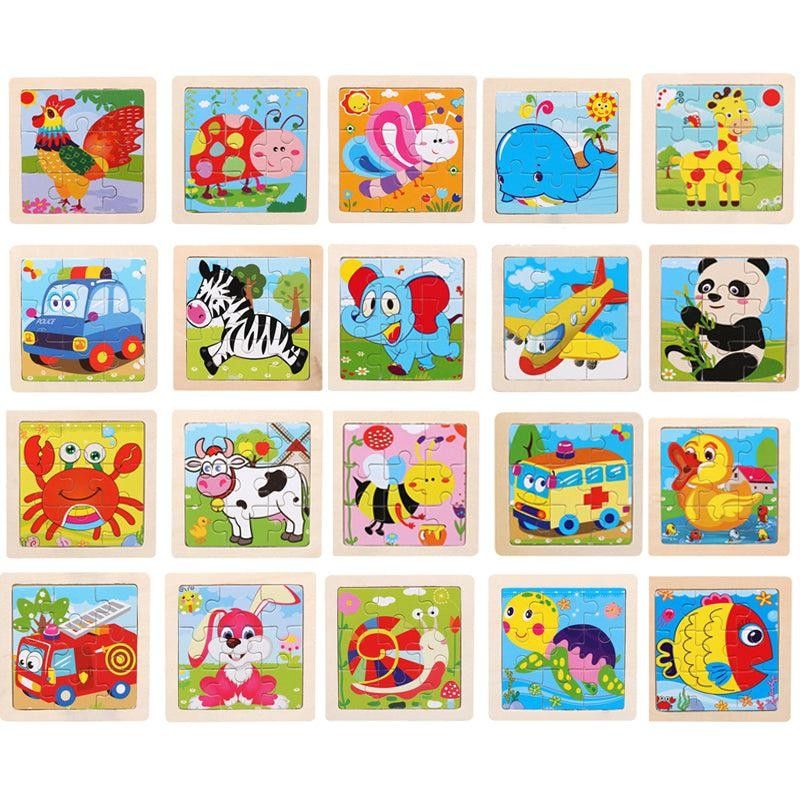 Puslespill i tre 20 stk julegave jule